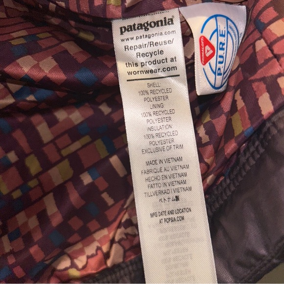 Patagonia Women’s Nano Puff Jacket Obsidian Plum XS NWT - Picture 6 of 6